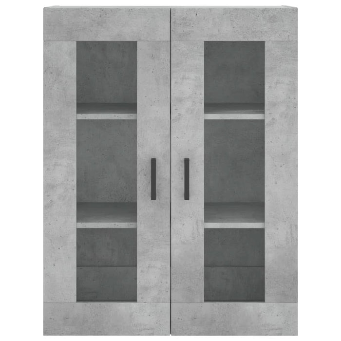 Dulap cu montaj pe perete, gri beton, 69,5x34x90 cm - WALTI WALTI