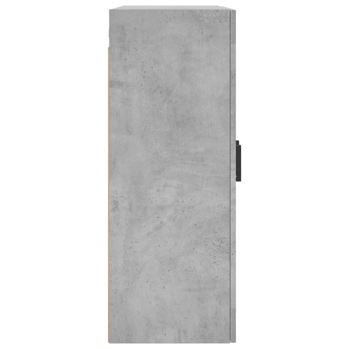 Dulap cu montaj pe perete, gri beton, 69,5x34x90 cm - WALTI WALTI
