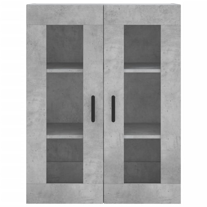 Dulap cu montaj pe perete, gri beton, 69,5x34x90 cm - WALTI WALTI