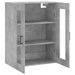 Dulap cu montaj pe perete, gri beton, 69,5x34x90 cm - WALTI WALTI