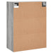 Dulap montat pe perete, gri sonoma, 69,5x34x90 cm - WALTI WALTI