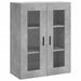 Dulap cu montaj pe perete, gri beton, 69,5x34x90 cm - WALTI WALTI
