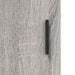 Dulap montat pe perete, gri sonoma, 69,5x34x90 cm - WALTI WALTI