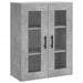 Dulap cu montaj pe perete, gri beton, 69,5x34x90 cm - WALTI WALTI