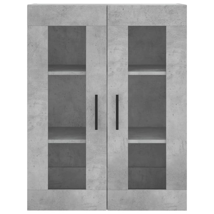 Dulap cu montaj pe perete, gri beton, 69,5x34x90 cm - WALTI WALTI