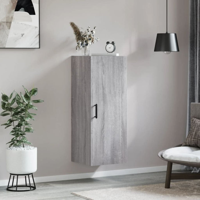 Dulap montat pe perete, gri sonoma, 34,5x34x90 cm - WALTI WALTI