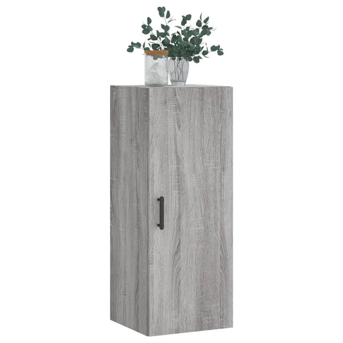 Dulap montat pe perete, gri sonoma, 34,5x34x90 cm - WALTI WALTI