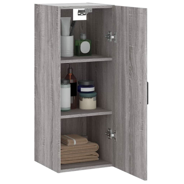 Dulap montat pe perete, gri sonoma, 34,5x34x90 cm - WALTI WALTI