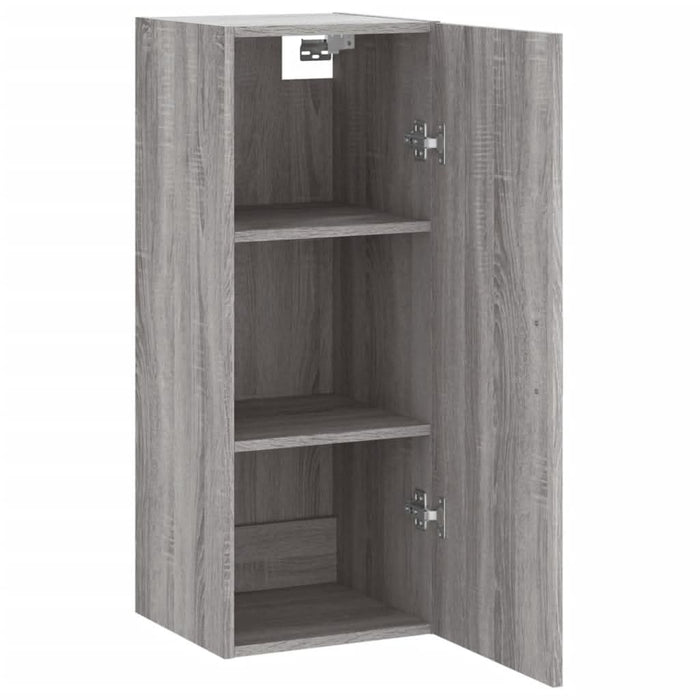 Dulap montat pe perete, gri sonoma, 34,5x34x90 cm - WALTI WALTI