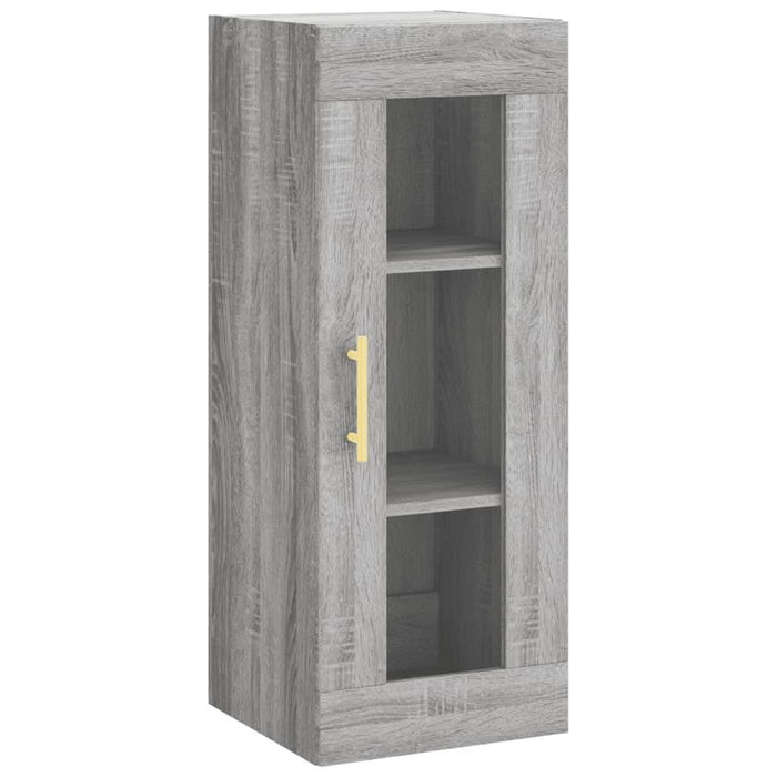 Dulap montat pe perete, gri sonoma, 34,5x34x90 cm - WALTI WALTI