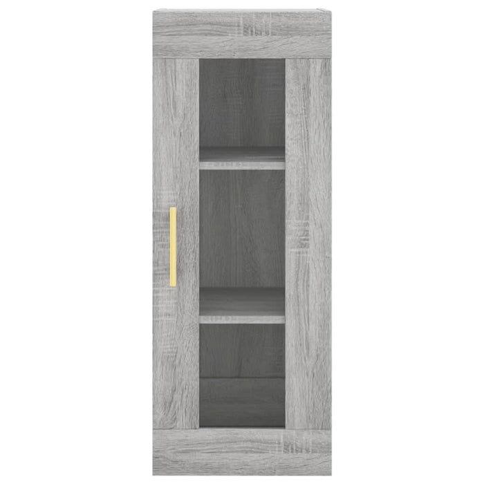 Dulap montat pe perete, gri sonoma, 34,5x34x90 cm - WALTI WALTI
