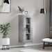 Dulap montat pe perete, gri beton, 34,5x34x90 cm - WALTI WALTI