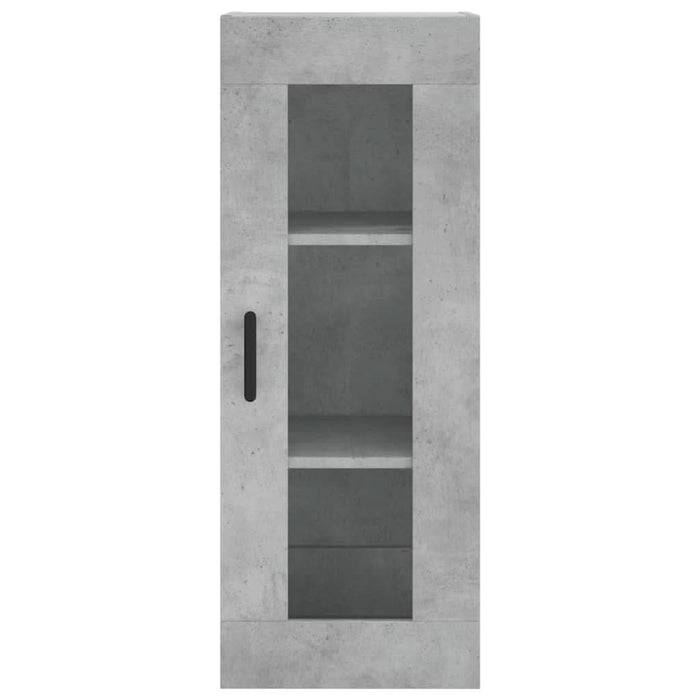 Dulap montat pe perete, gri beton, 34,5x34x90 cm - WALTI WALTI