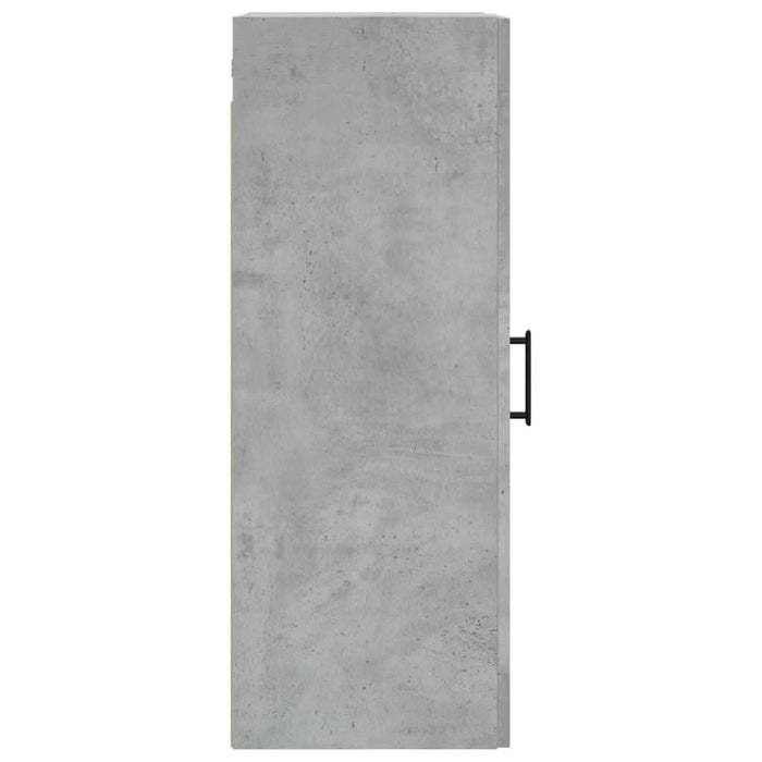 Dulap montat pe perete, gri beton, 34,5x34x90 cm - WALTI WALTI