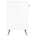 Bancheta pantofar, alb extralucios, 102x35x55 cm, lemn compozit - WALTI WALTI