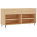 Bancheta pantofar, stejar sonoma, 102x35x55 cm, lemn prelucrat - WALTI WALTI