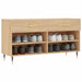 Bancheta pantofar, stejar sonoma, 102x35x55 cm, lemn prelucrat - WALTI WALTI