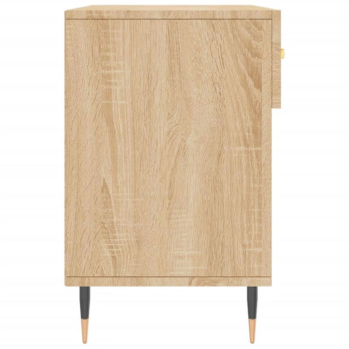 Bancheta pantofar, stejar sonoma, 102x35x55 cm, lemn prelucrat - WALTI WALTI