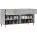 Bancheta pantofar, gri beton, 102x35x55 cm, lemn prelucrat - WALTI WALTI