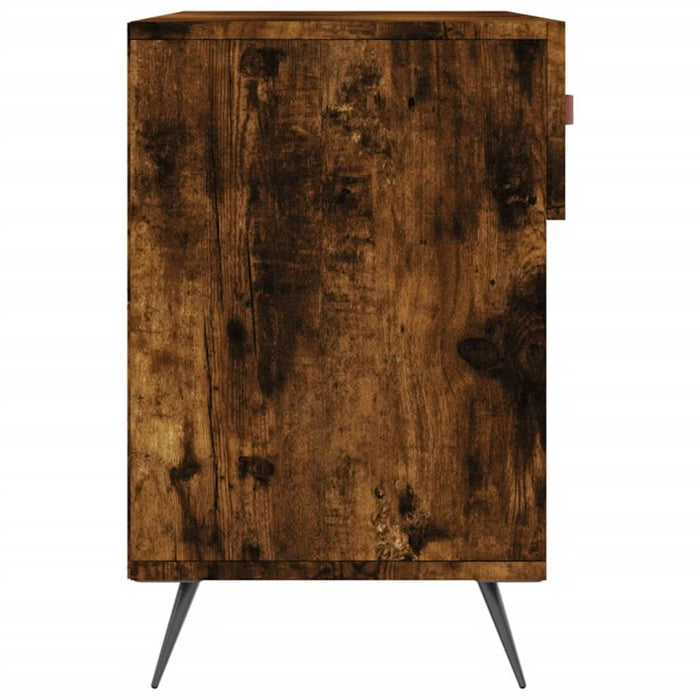 Bancă de pantofi, stejar fumuriu, 102x35x55 cm, lemn prelucrat - WALTI WALTI