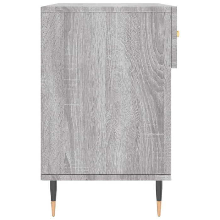 Bancă de pantofi, gri sonoma, 102x35x55 cm, lemn prelucrat - WALTI WALTI