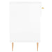 Bancheta pantofar, alb extralucios, 102x35x55 cm, lemn compozit - WALTI WALTI