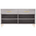 Bancă de pantofi, gri sonoma, 102x35x55 cm, lemn prelucrat - WALTI WALTI