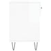 Bancheta pantofar, alb extralucios, 102x35x55 cm, lemn compozit - WALTI WALTI