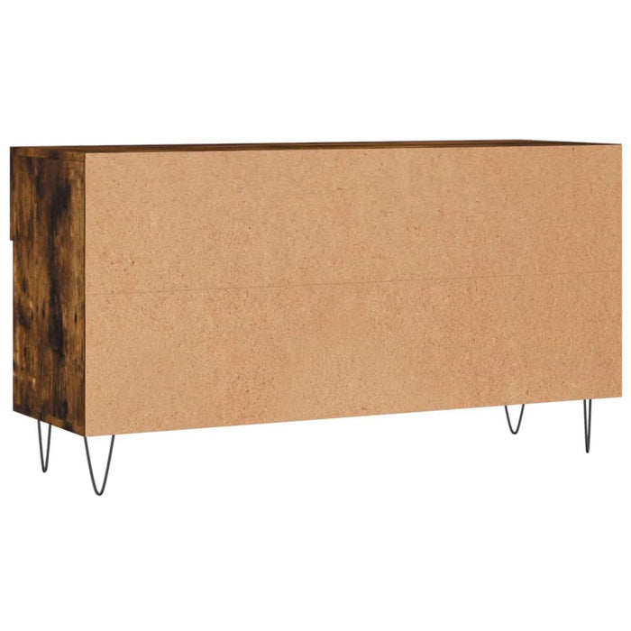 Bancă de pantofi, stejar fumuriu, 102x35x55 cm, lemn prelucrat - WALTI WALTI