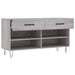 Bancă de pantofi, gri sonoma, 102x35x55 cm, lemn prelucrat - WALTI WALTI