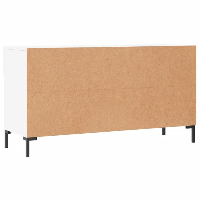 Bancă de pantofi, alb, 102x35x55 cm, lemn prelucrat - WALTI WALTI
