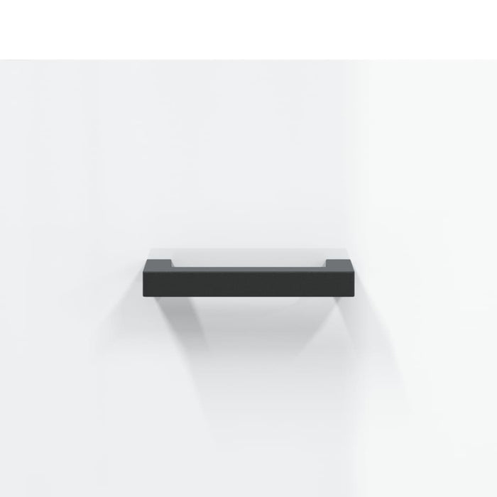 Bancheta pantofar, alb extralucios, 102x35x55 cm, lemn compozit - WALTI WALTI