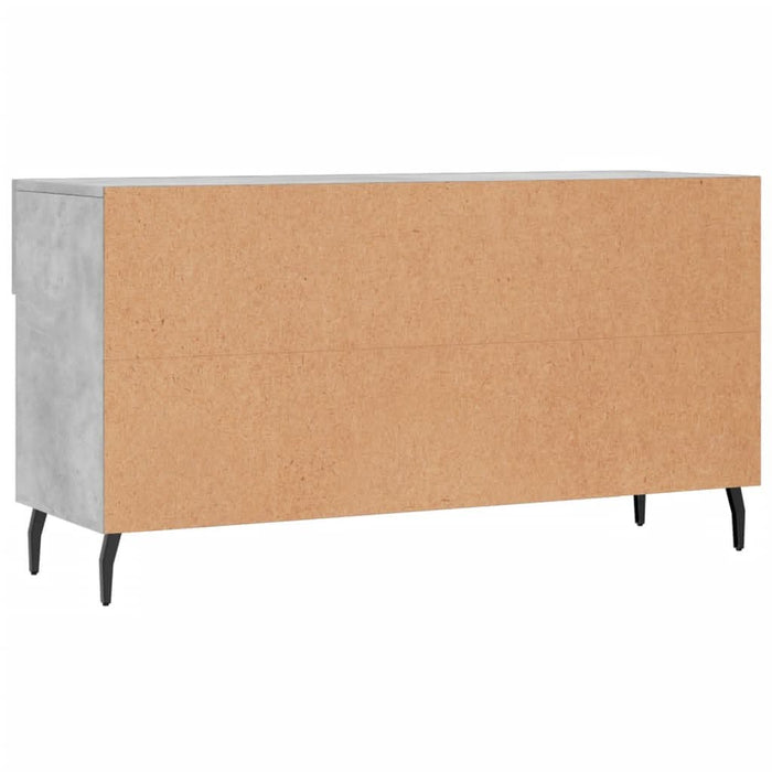 Bancheta pantofar, gri beton, 102x35x55 cm, lemn prelucrat - WALTI WALTI