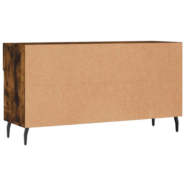 Bancă de pantofi, stejar fumuriu, 102x35x55 cm, lemn prelucrat - WALTI WALTI