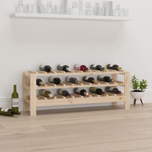 Suport de vinuri, 109,5x30x42 cm, lemn masiv de pin - WALTI WALTI
