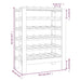Suport de vinuri, 61,5x30x82 cm, lemn masiv de pin - WALTI WALTI