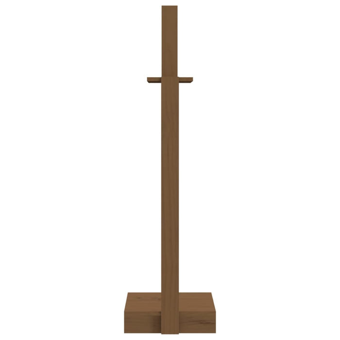 Suport pentru bușteni maro miere 33,5x30x110 cm lemn masiv pin - WALTI WALTI