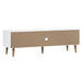 Dulap TV „MOLDE” alb, 158x40x49 cm, lemn masiv de pin - WALTI WALTI
