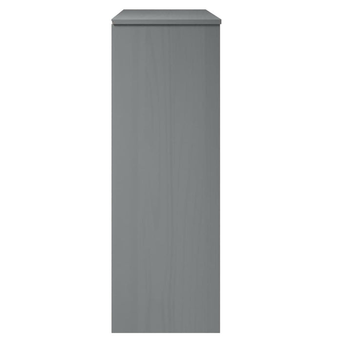 Rafturi superioare dulap înalt, gri, 90x35x100 cm, lemn de pin - WALTI WALTI