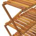 Raft pliabil cu 3 niveluri, maro, 70x31x63 cm lemn masiv acacia - WALTI WALTI