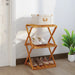 Raft pliabil cu 3 niveluri, maro, 43x31x63 cm lemn masiv acacia - WALTI WALTI