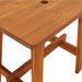Taburet, 45x29x45 cm, dreptunghiular, lemn masiv de acacia - WALTI WALTI