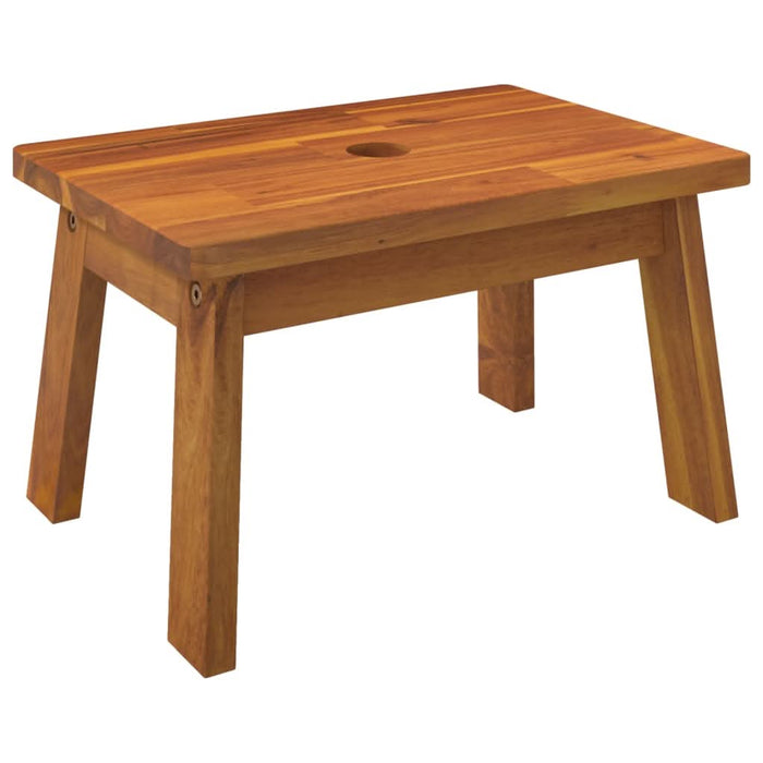 Taburet cu 1 treaptă, 38x26x22 cm, lemn masiv de acacia - WALTI WALTI