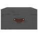 Noptiere de perete, 2 buc., gri, 40x29,5x22 cm - WALTI WALTI
