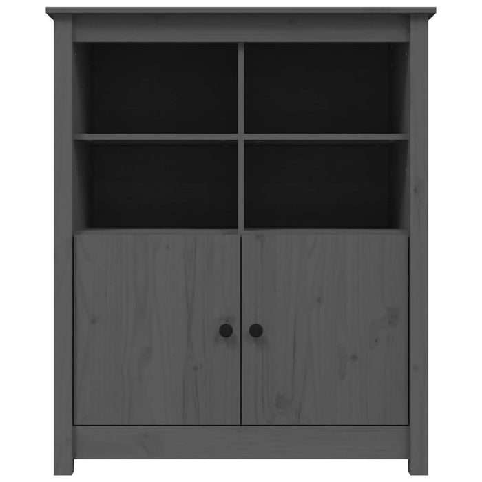 Servantă, gri, 83x41,5x100 cm, lemn masiv de pin - WALTI WALTI