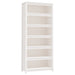 Bibliotecă, alb, 80x35x183 cm, lemn masiv de pin - WALTI WALTI