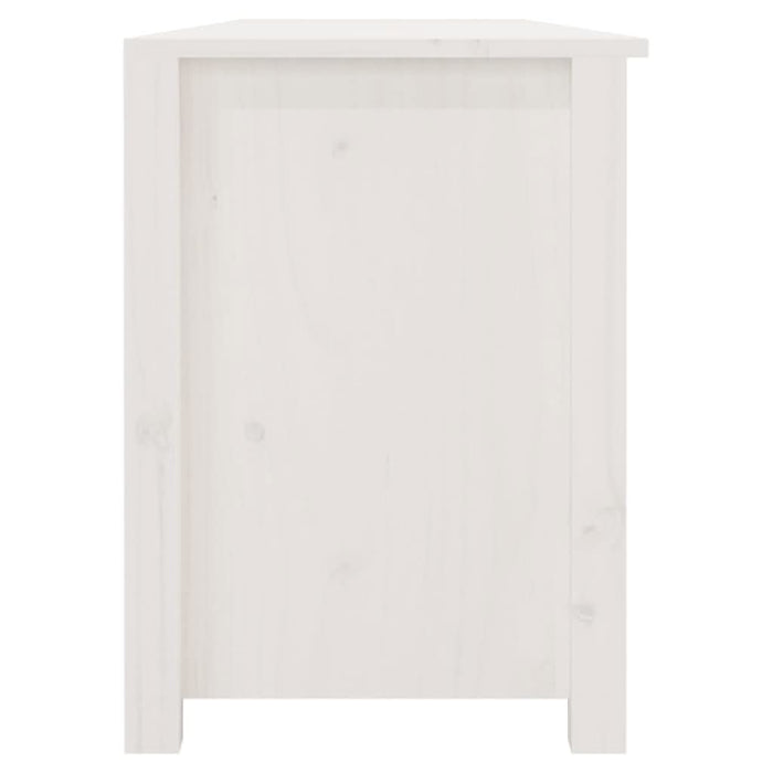 Bancă pentru pantofi, alb, 160x36,5x50 cm lemn masiv pin - WALTI WALTI