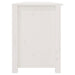 Bancă pentru pantofi, alb, 160x36,5x50 cm lemn masiv pin - WALTI WALTI