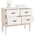 Dulap consolă, Alb, 90x40x78 cm, lemn masiv de pin - WALTI WALTI