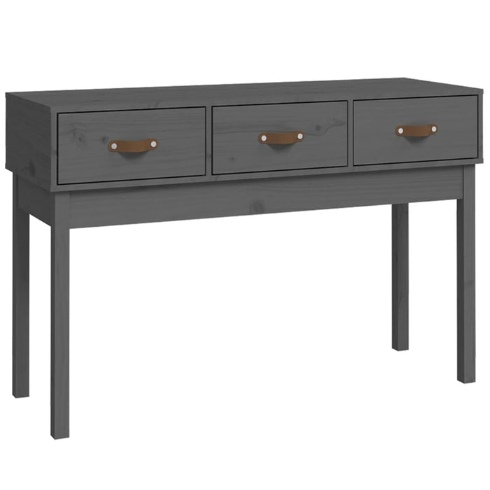 Masă consolă, gri, 114x40x75 cm, lemn masiv de pin - WALTI WALTI